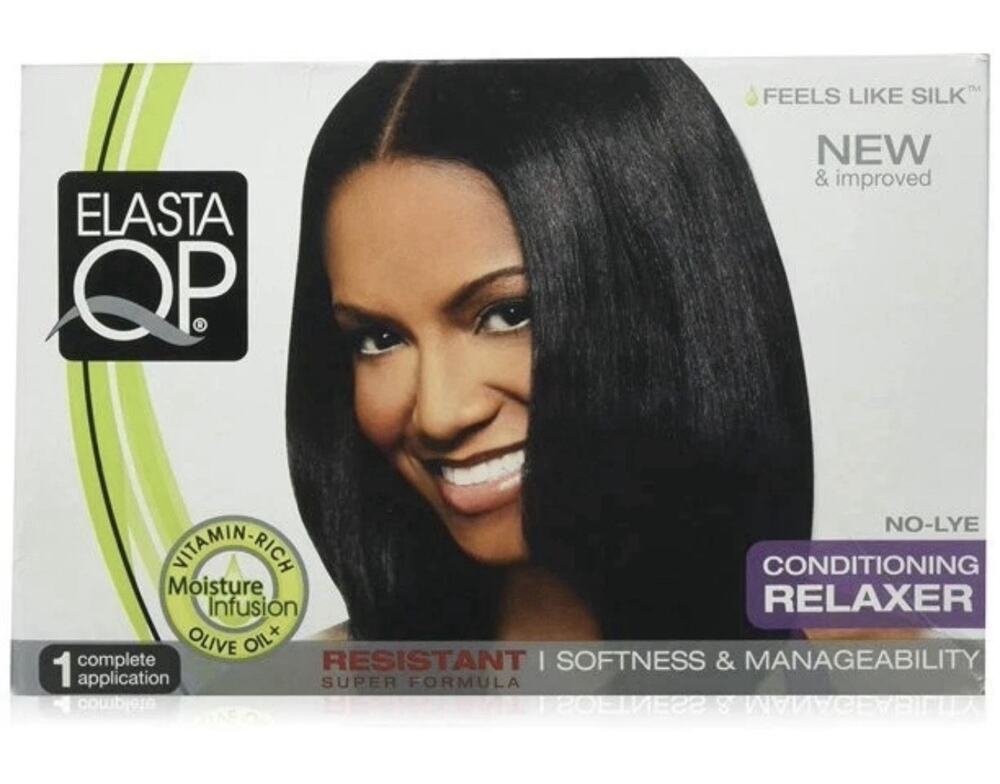 Elasta QP No Lye Conditioning Relaxer Kit Resistant 1 Application New in Box